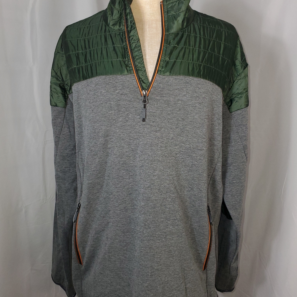 Orvis Green and Gray Quilted Jacket